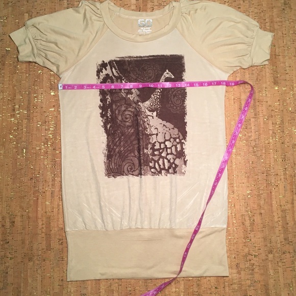 GO Jeans Los Angeles Women’s Tan Top - Picture 6 of 6